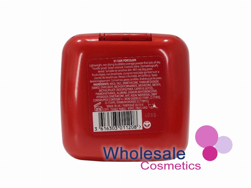 6 x Rimmel Lasting Finish Powder Foundation - 01 FAIR PORCELAIN